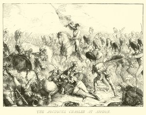 The Archduke Charles at Aspern by German School