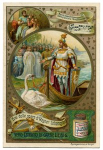 The Characters of Lohengrin by German School