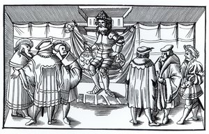The Court of a Baron, after a Woodcut in Cosmographie Universelle of Munster, Published 1552 by German School