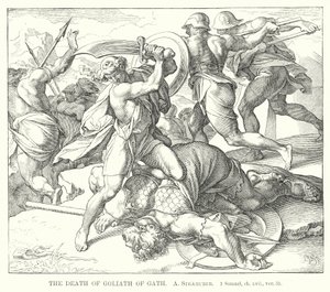 The Death of Goliath of Gath by German School