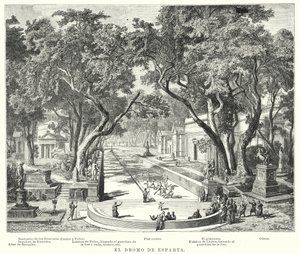 The Dromos in Sparta, Ancient Greece by German School