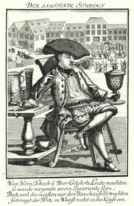 The Drunk Student by German School