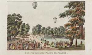 The Fireworks Place, Prater, c.1802 by German School