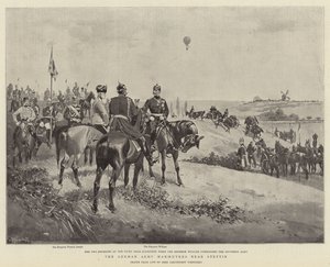 The German Army Manoeuvres near Stettin by German School