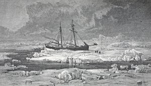 The Germania in the Ice, London 1874 by German School