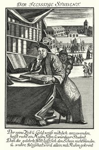 The Hardworking Student by German School