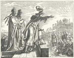 The Holy Roman Emperor Otto III Accusing the Romans of Disloyalty by German School