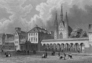 The Klosterkirche and Klosterstrasse, Berlin
