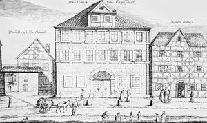 The Main Street in Nuremberg by German School