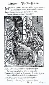The Merchant, published by Hartman Schopper by German School