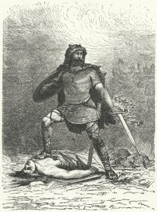The Norse god Tyr by German School
