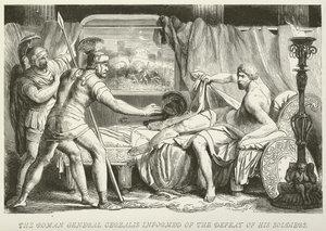 The Roman General Cerealis informed of the defeat of his soldiers by German School