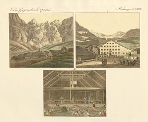 The Bath of Leuker at the Canton of Wallis by German School