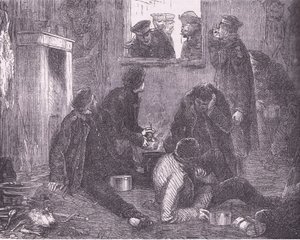 The crown prince of Prussia going the rounds by German School