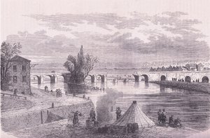 The Defence of Paris - Destruction of the Bridge Jonville-sur-Marne by German School