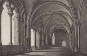 The lobby at Maulbronn Monastery, Baden-Wurttemberg, Germany