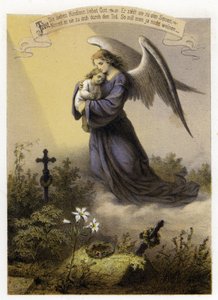 The love of God for a dead child by German School