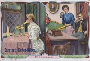 The Phonograph Being Used to Send Voice Messages by German School