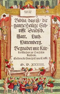 Title page from the Luther Bible