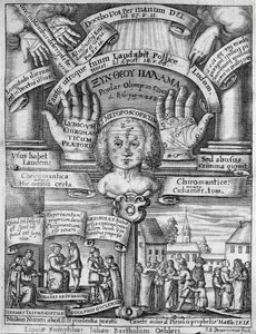 Titlepage of Ludicrum Chiromanticum by German School