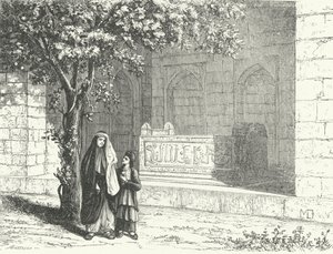 Tomb of the Persian poet Saadi in the Iranian city of Shiraz by German School