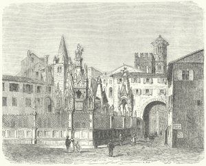 Tombs of the Scaligeri, Medieval Rulers of Verona by German School