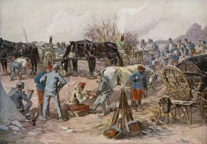 Training Camp Near Lemberg by German School
