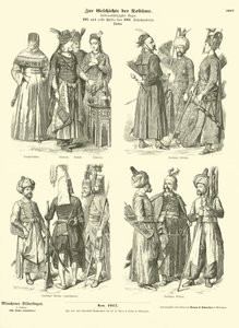 Turkish Costumes, 17th and First Half of 18th Century by German School