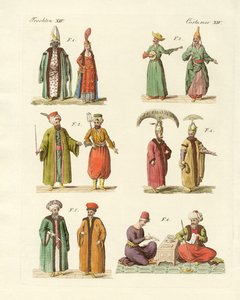 Turkish National Costumes by German School