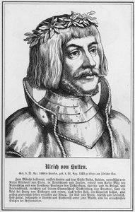 Ulrich von Hutten (engraving) by German School
