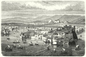 View of Ancient Athens from Piraeus