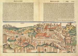 View of the City of Rome, from the Nuremberg Chronicle by Hartmann Schedel, 1493 by German School