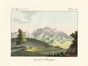 View of the Parnassus in Greece by German School