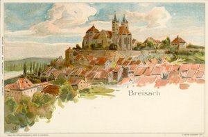 View of the town of Breisach, Germany