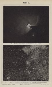 Views of the Orion Nebula and the Milky Way in the area of Deneb