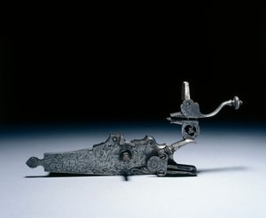 Wheel-Lock from a Hunting Rifle, Early 1700s by German School