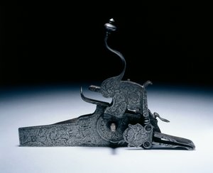 Wheel-lock from a Hunting Gun
