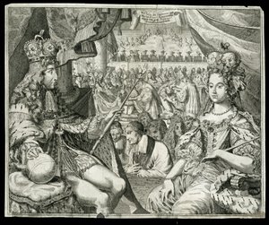 William III and Mary II, King and Queen of Great Britain and Ireland by German School