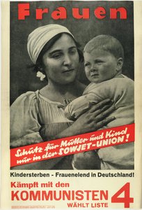 Women! Fight with the communists, vote List 4