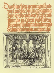 Woodcut from the Bairish Landplot