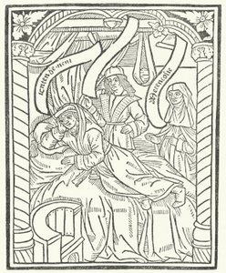 Woodcut from the First Edition of works by Alain Chartier by German School