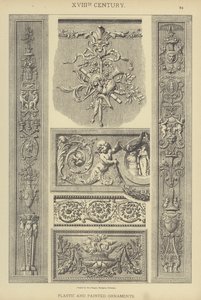 18th Century, Plastic and Painted Ornaments by German School
