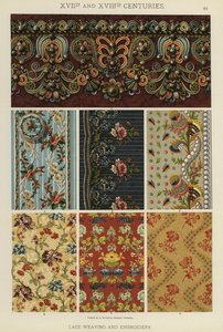 17th and 18th Centuries, Lace Weaving and Embroidery by German School