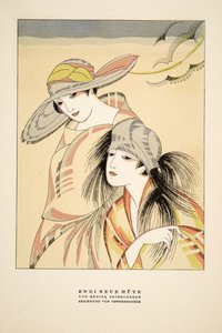 Zwei Neue Hüte by Regina Friedlander, from Styl, pub. 1922 by German School