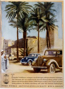 German Advertising of the Car Ford by German School