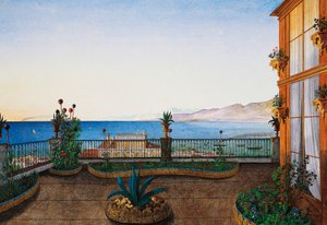 Terrace on First Floor of Villa Lazzarovic