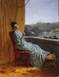 Japanese Woman by Gerolamo Induno