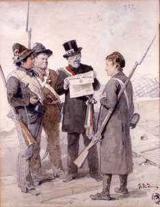 Risorgimento: The Five Days of Milan (18-22 March 1848) by Gerolamo Induno