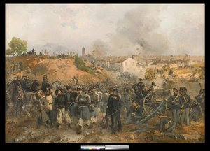 The Fall of Palestro, 30 May 1859 by Gerolamo Induno