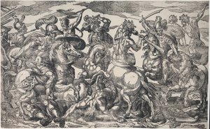 Battle of the Lapiths and Centaurs by Geronima Cagnaccia Parasole
